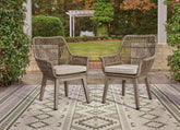 J&M Furniture - Ashley Furniture - Beach Front Arm Chair with Cushion (Set of 2) - Arm Chair With Cushion (Set of 2) - P399-601A